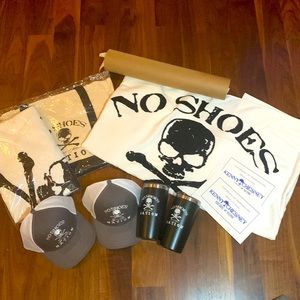 Kenny Chesney Here and Now Tour/No Shoes Nation VIP memorabilia.
